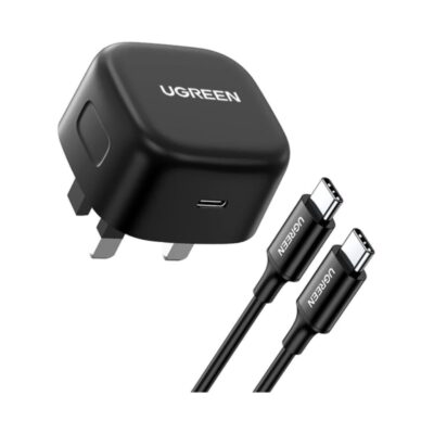 Ugreen PD Fast Charge With USB-C Cable Black – CD250